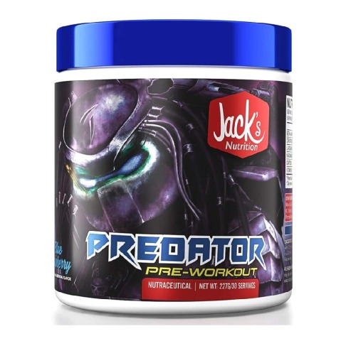 1 - Jacks Nutrition Predator Pre Workout,  0.5 lb  Orange Mango 