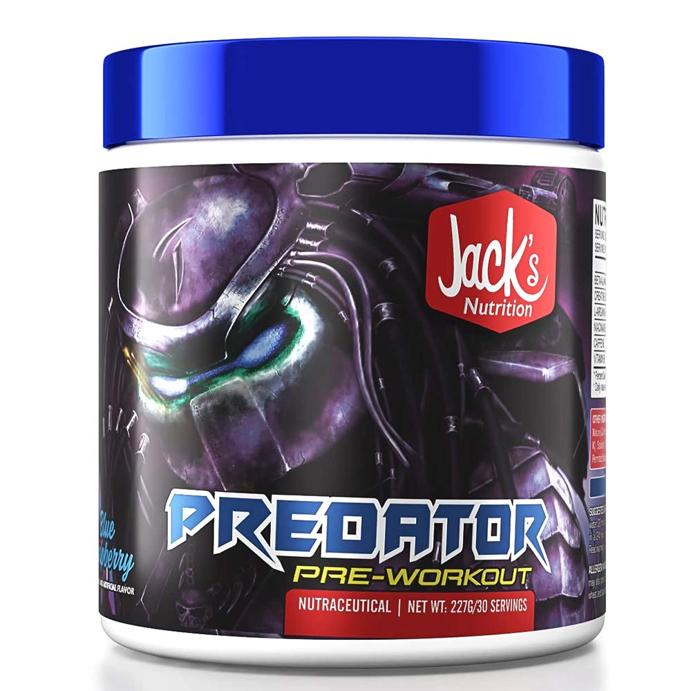 1 - Jacks Nutrition Predator Pre Workout,  0.5 lb  Orange Mango 