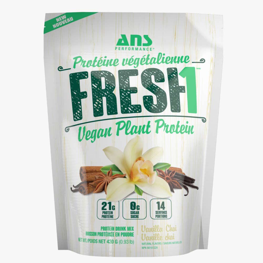 1 - ANS Performance FRESH1 Vegan Protein,  0.93 lb  Vanilla Chai 