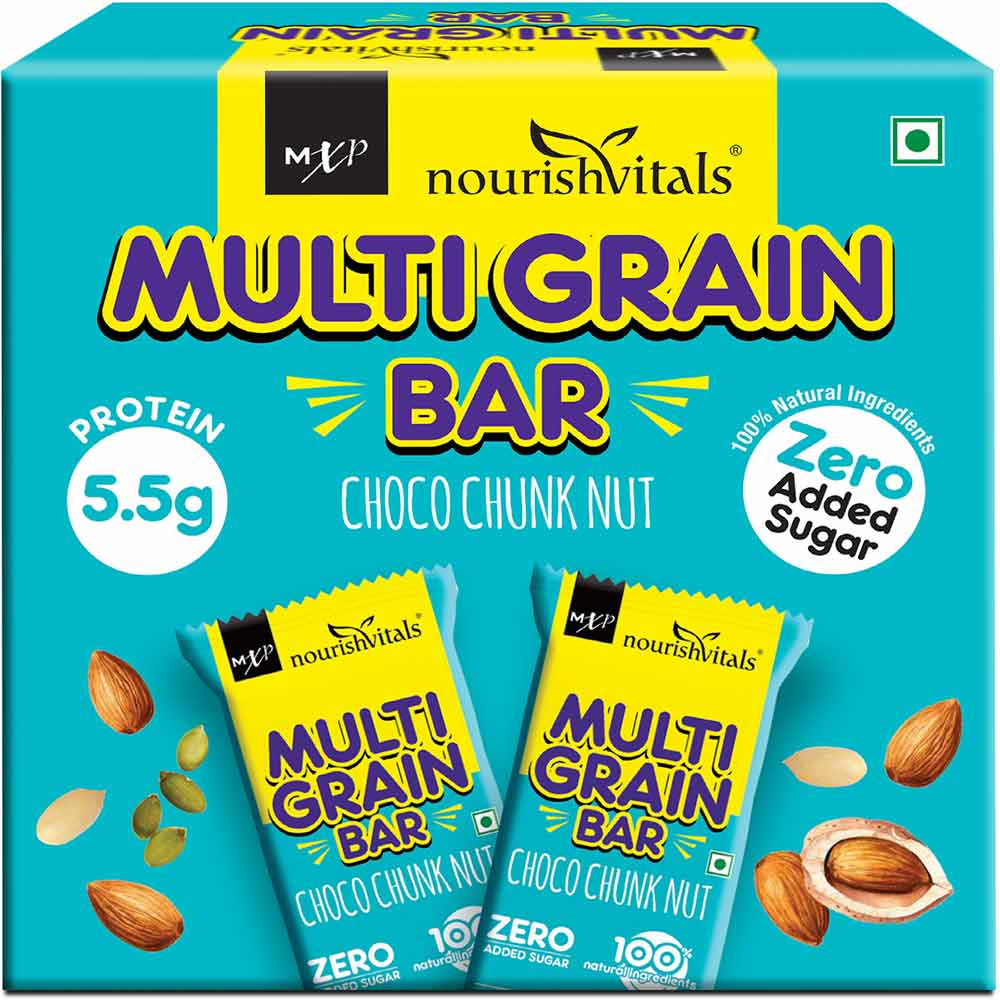 2 - NourishVitals Multi Grain Bar,  5 bar(s)  Choco Chunk Nut 