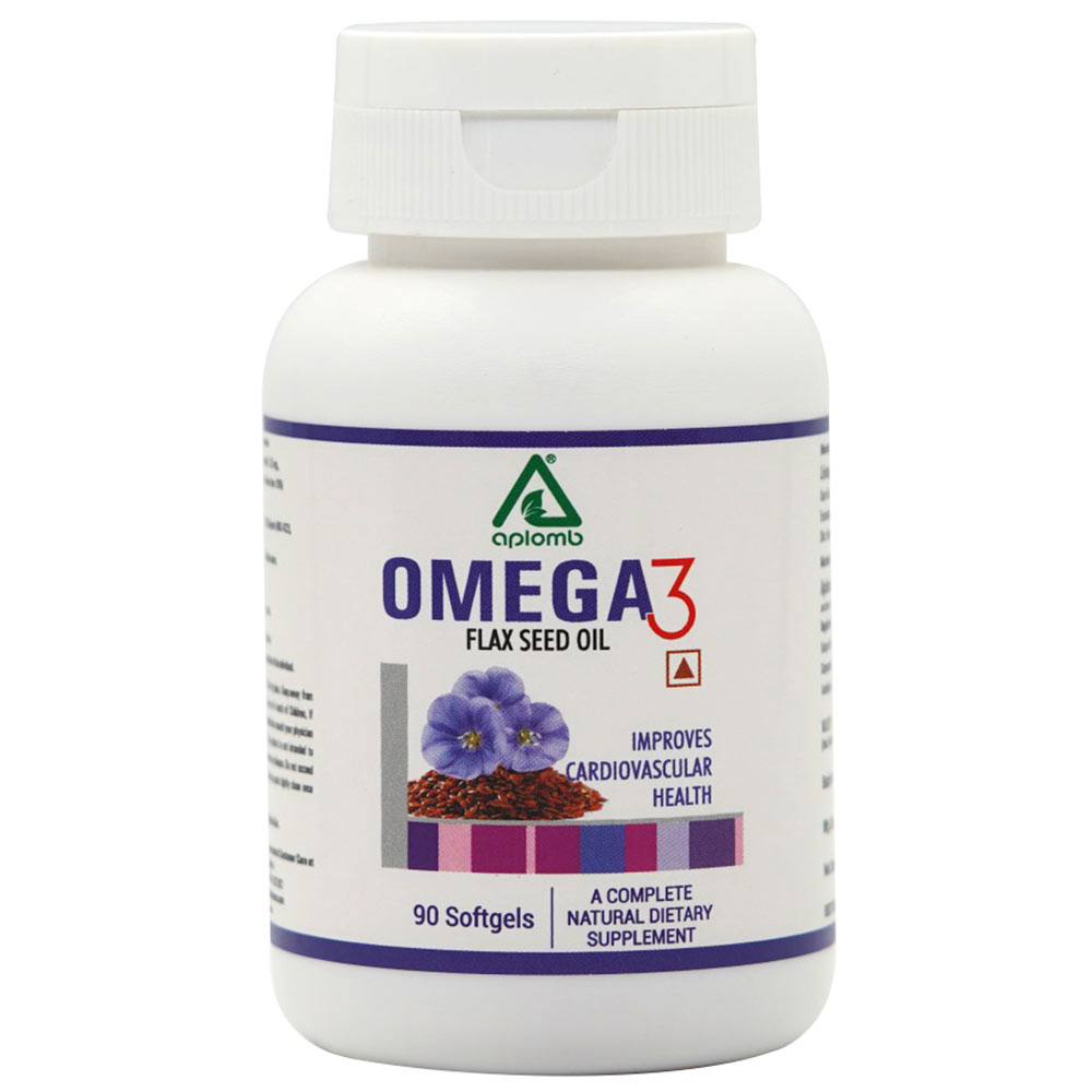 1 - Aplomb Omega3 Flax Seed Oil,  90 softgels 