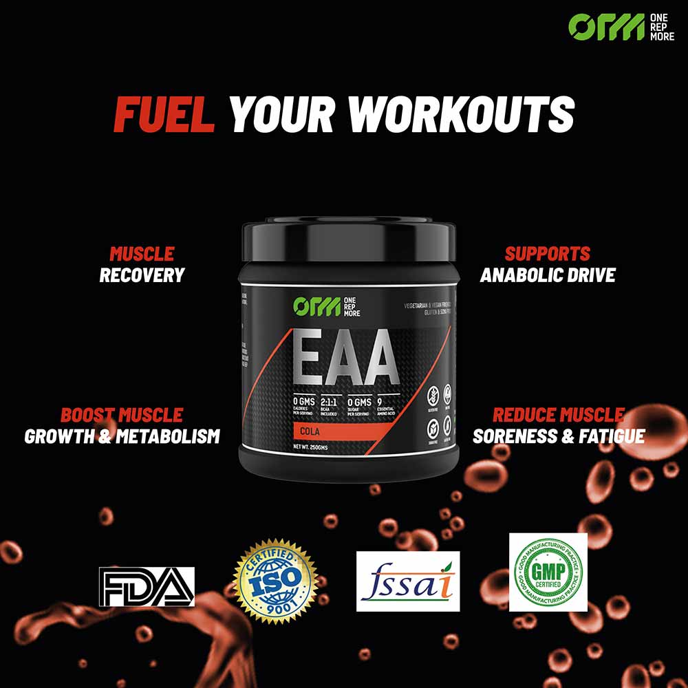 4 - One Rep More EAA,  Cola  0.55 lb  25 Servings 