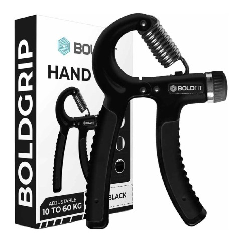 1 - Boldfit Adjustable Hand Grip Strengthener,  Black 40 Kg 