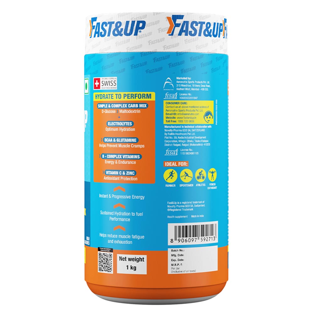 5 - Fast & Up Reload Isotonic Energy Drink,  2.2 lb  Lemon 