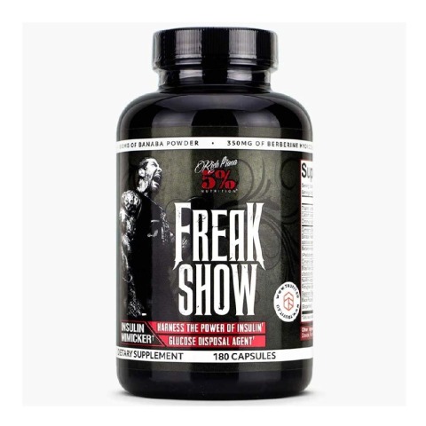 1 - Rich Piana - 5% Nutrition Freak Show,  180 capsules  Unflavoured 