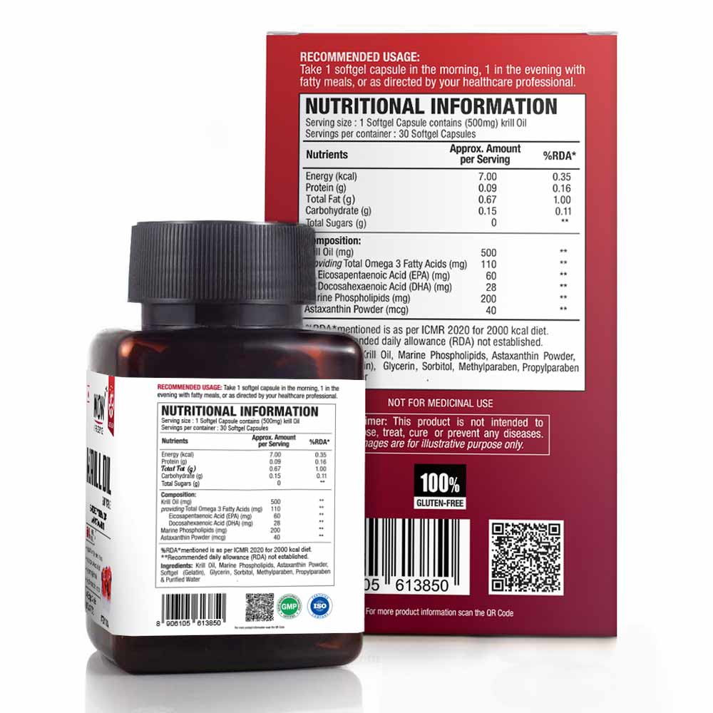 3 - Wow Life Science Krill Oil,  30 Soflets 