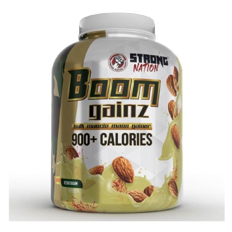 1 - Strong Nation Supps Boom Gainz,  6.6 lb  Kesar Badam 