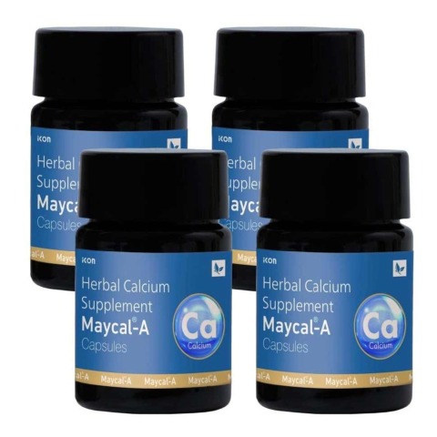 1 - Maycal-A Calcium Supplement,  10 capsules  Unflavoured (Pack Of 4) 