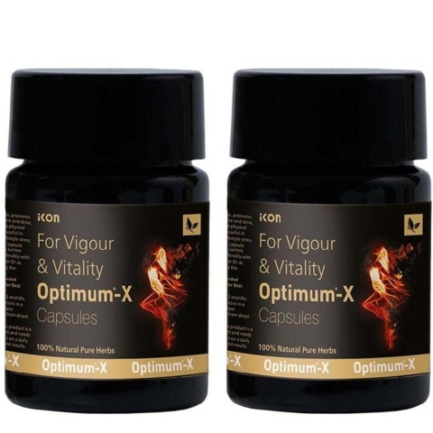 1 - Optimum-X Vigour & Vitality (Pack Of 2),  10 capsules 