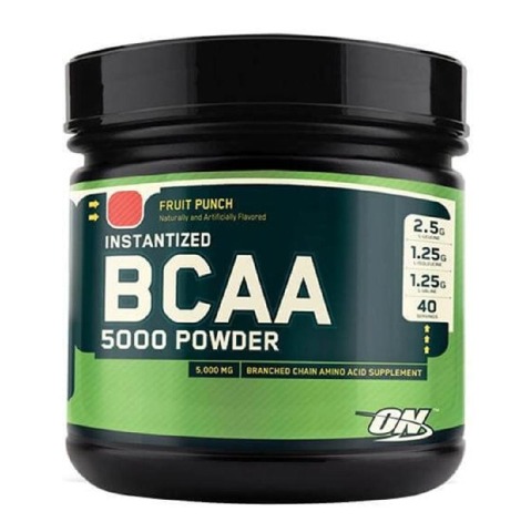 ON (Optimum Nutrition) Instantized BCAA 5000, 0.8 lb Fruit Punch ON (Optimum Nutrition) Instantized BCAA 5000, 0.8 lb Fruit Punch
