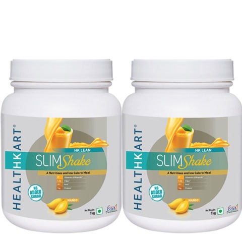HealthKart SlimShake 1 kg Mango - Pack Of 2 HealthKart SlimShake 1 kg Mango - Pack Of 2