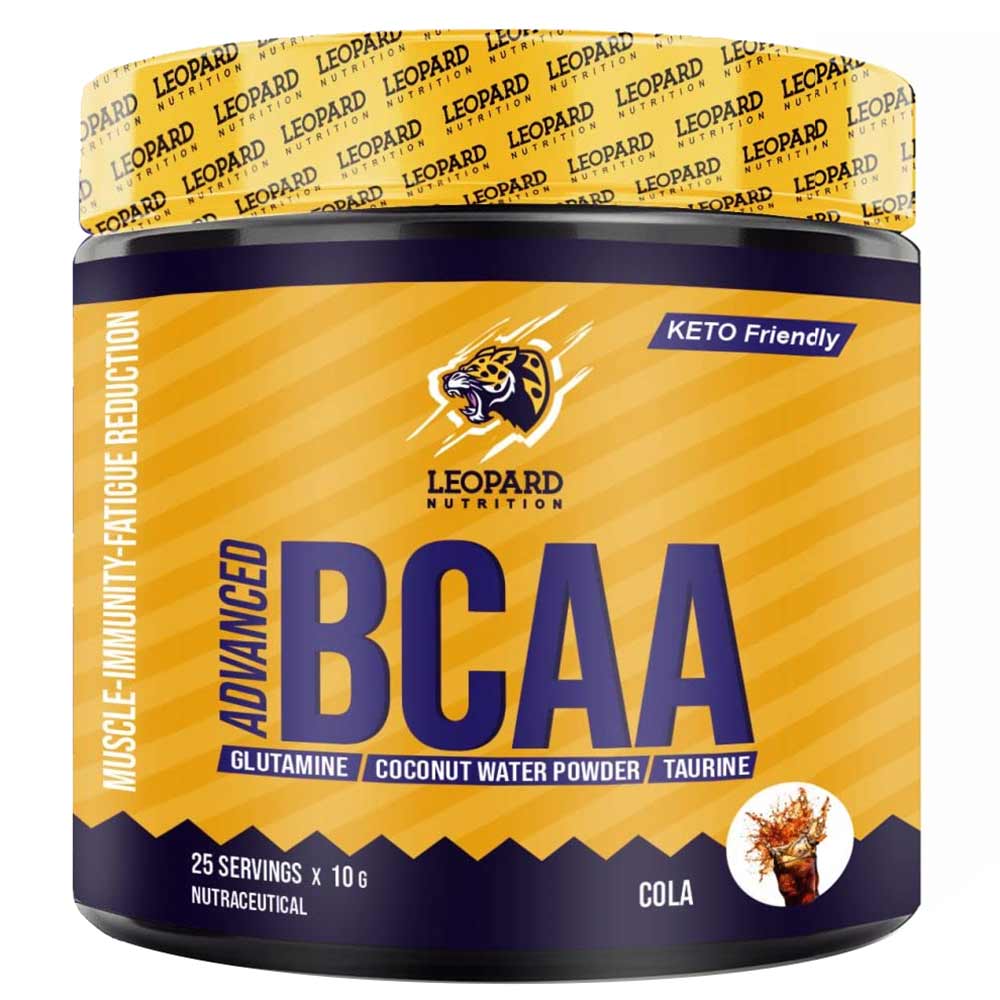 1 - Leopard Nutrition Advanced BCAA,  0.55 lb  25 Servings  Cola 