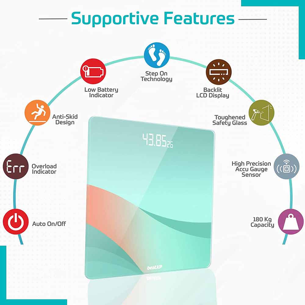 4 - beatXP Weighing Scale Optifit Air,  Blue 