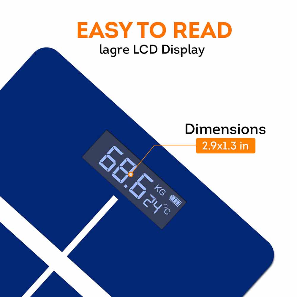 3 - beatXP Blue Plus Weighing Scale,  Blue 