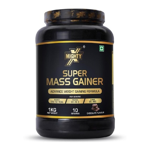 1 - MightyX Super Mass Gainer,  2.2 lb  Chocolate 
