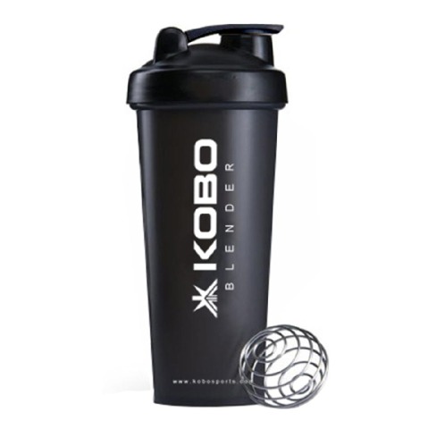 KOBO Shaker Sipper Blender Bottle (2904),  Black  600 ml 