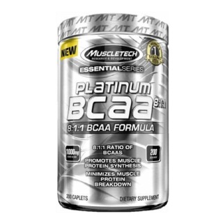 MuscleTech Essential Platinum BCAA 8:1:1, 200 caplets Unflavoured