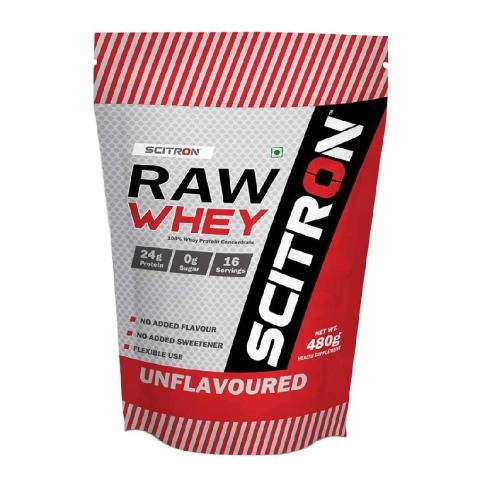 1 - Scitron Raw Whey Protein,  1 lb  Unflavoured 