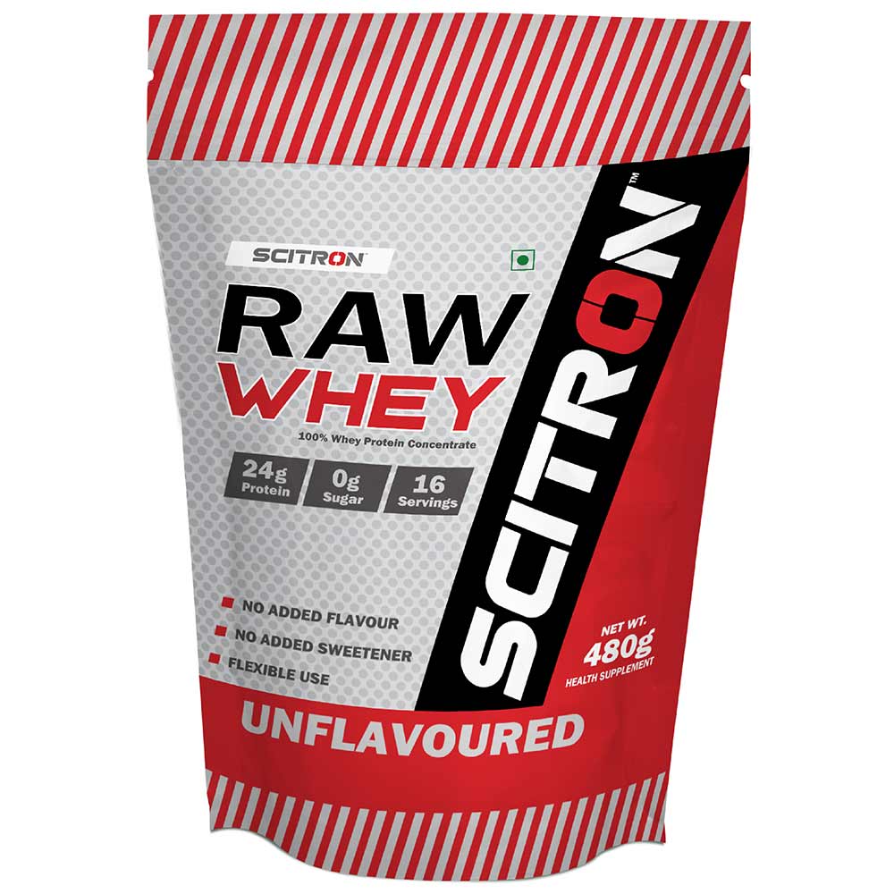 1 - Scitron Raw Whey Protein,  1 lb  Unflavoured 