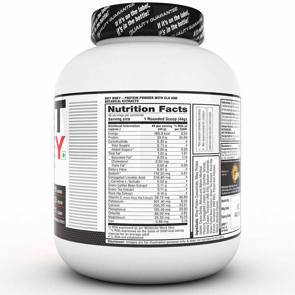 2 - Labrada Diet Whey Protein,  4.4 lb  Chocolate 