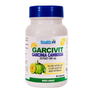 Healthvit Garcivit Garcinia Cambogia 85% HCA (800 mg), 60 capsules