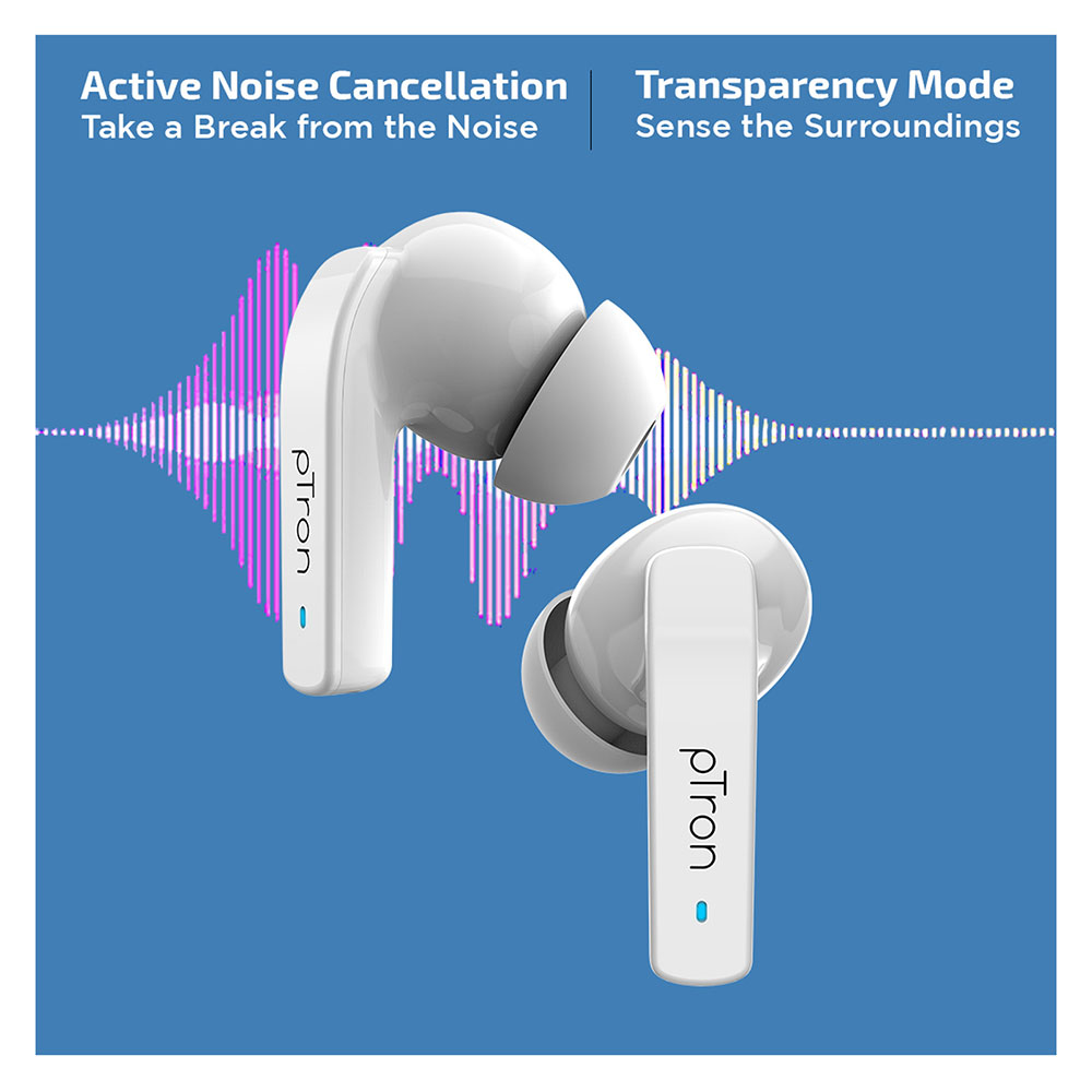 6 - Ptron Basspods 992,  White 