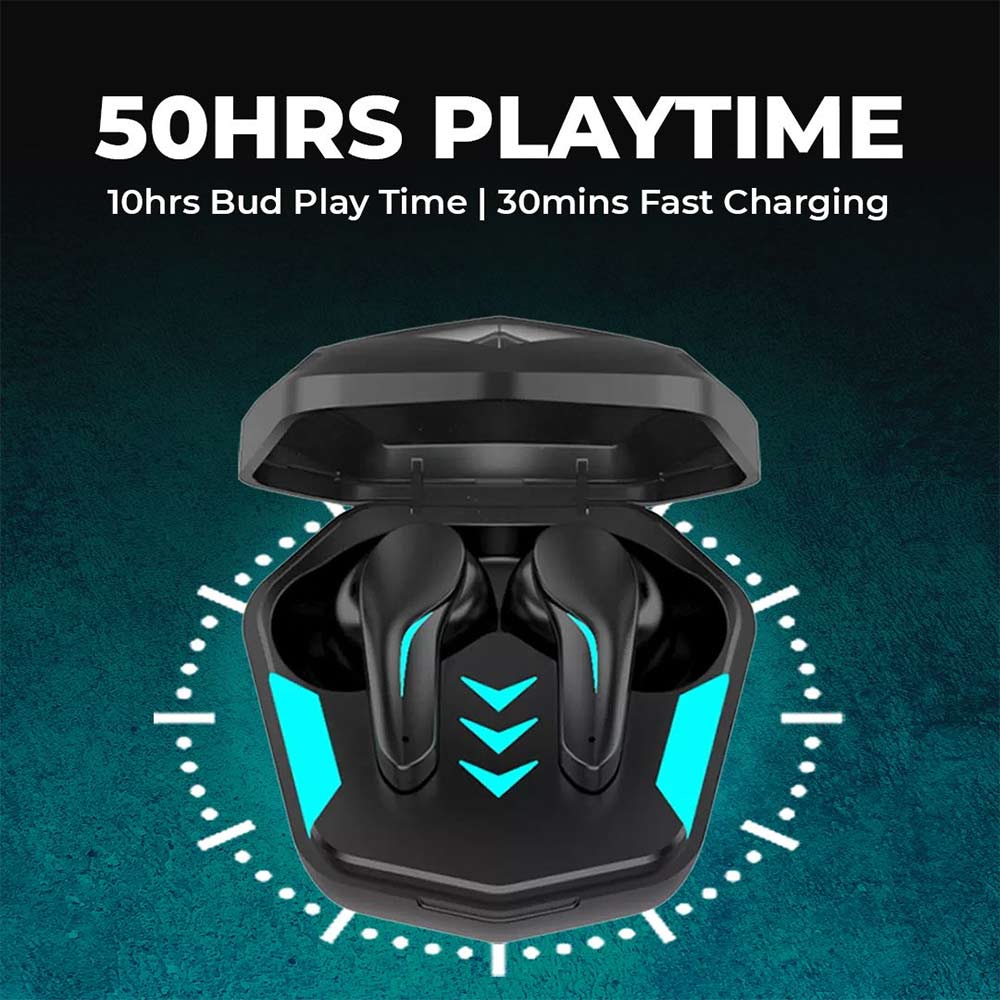 3 - TecSox Shark Wireless Gaming Earbuds,  Black 