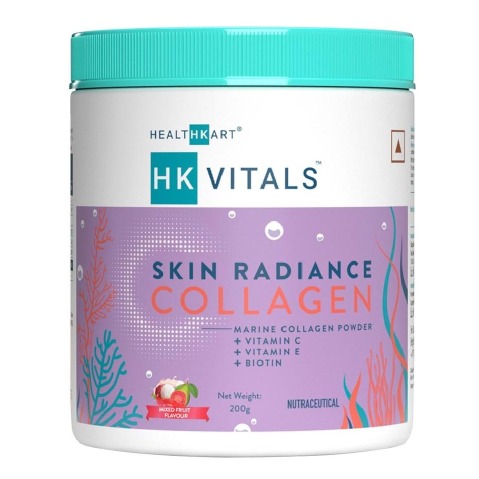 10 - HealthKart HK Vitals Skin Radiance Collagen, 200 g Mixed Fruit