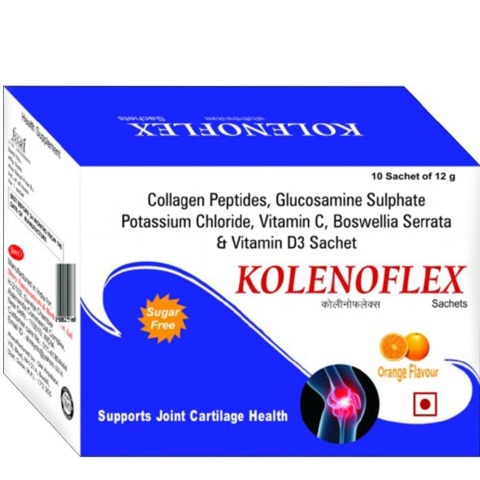 Shrey's Kolenoflex (Collagen Peptides),  10 sachets/pack 