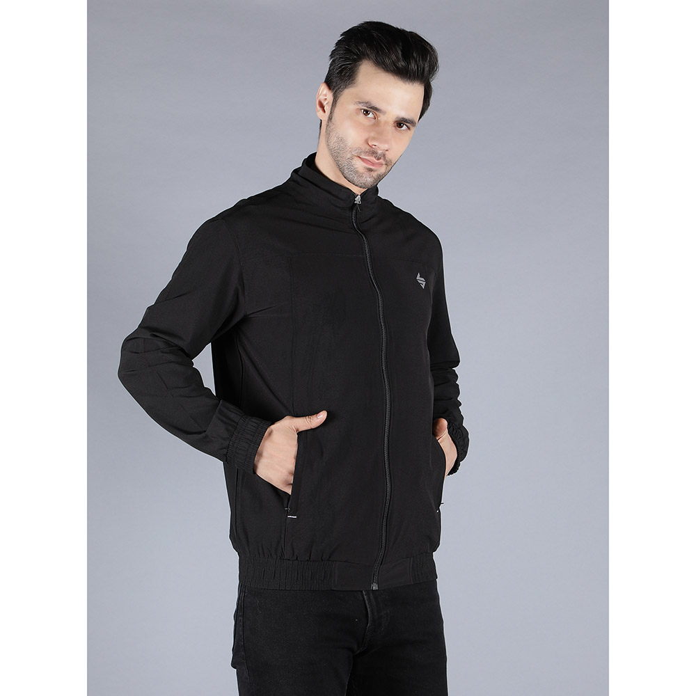 5 - John Ally Winter Gym Jacket for Men,  Black  XL 