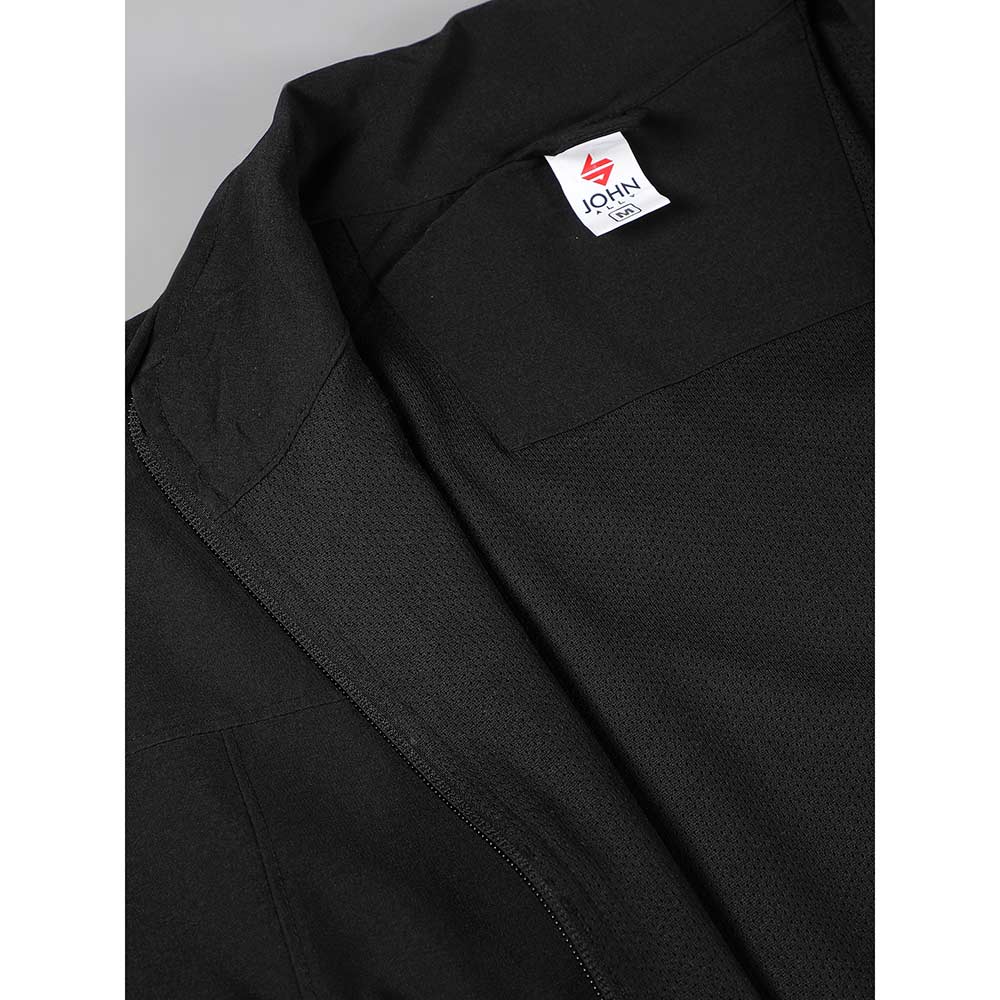6 - John Ally Men's Gym Tracksuit with Zipper Pockets,  Black  Small 
