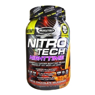 MuscleTech Nitrotech Nightime Performance Series, 2 lb Triple Chocolate Milkshake