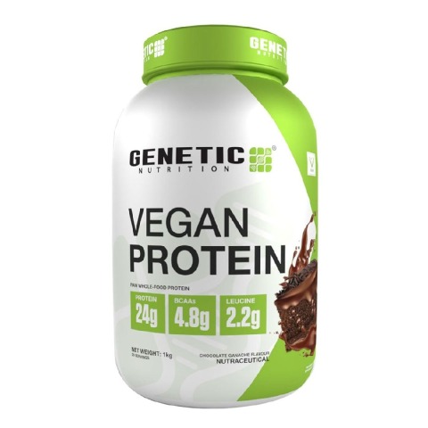1 - Genetic Nutrition Vegan Protein,  2.2 lb  Chocolate Ganache 