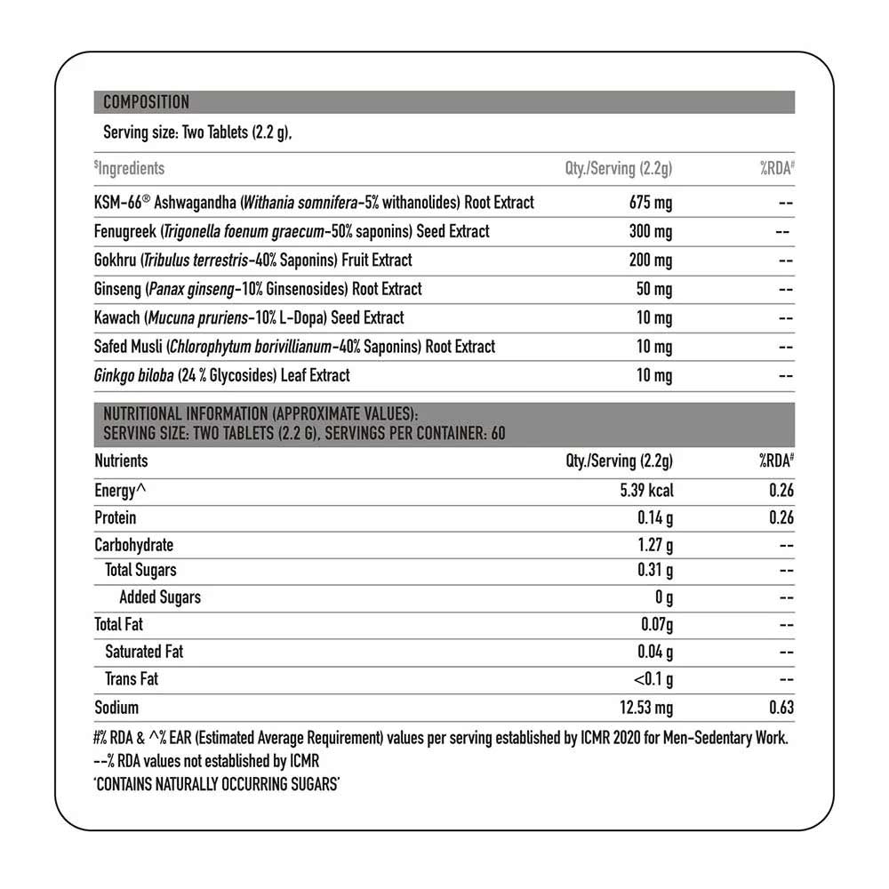 TrueBasics Fish Oil & T Boost 60 Tablets Combo