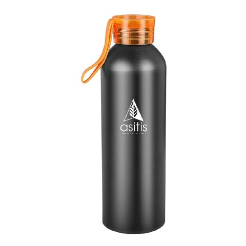 1 - Asitis Nutrition No Shortcuts Water Bottle,  Black  750 ml 