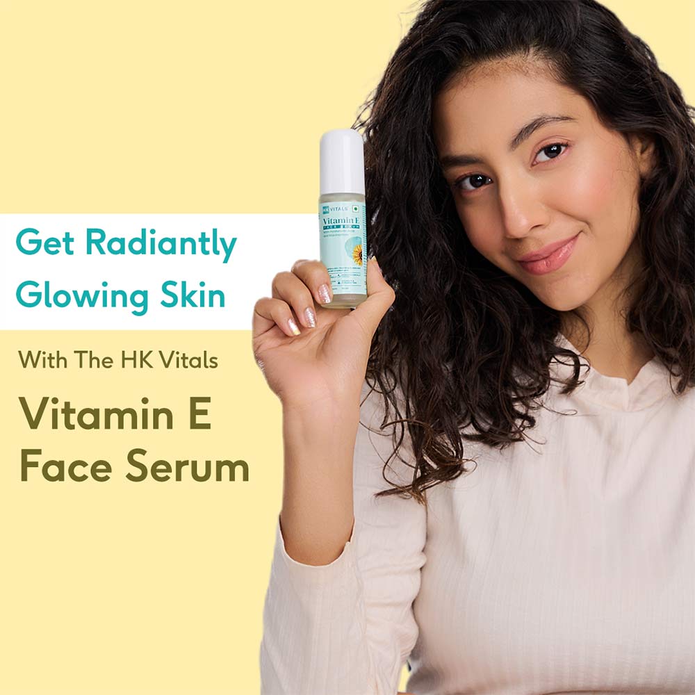 7 - HK Vitals Vitamin E Face Serum by HealthKart,  30 ml  All Skin Type 