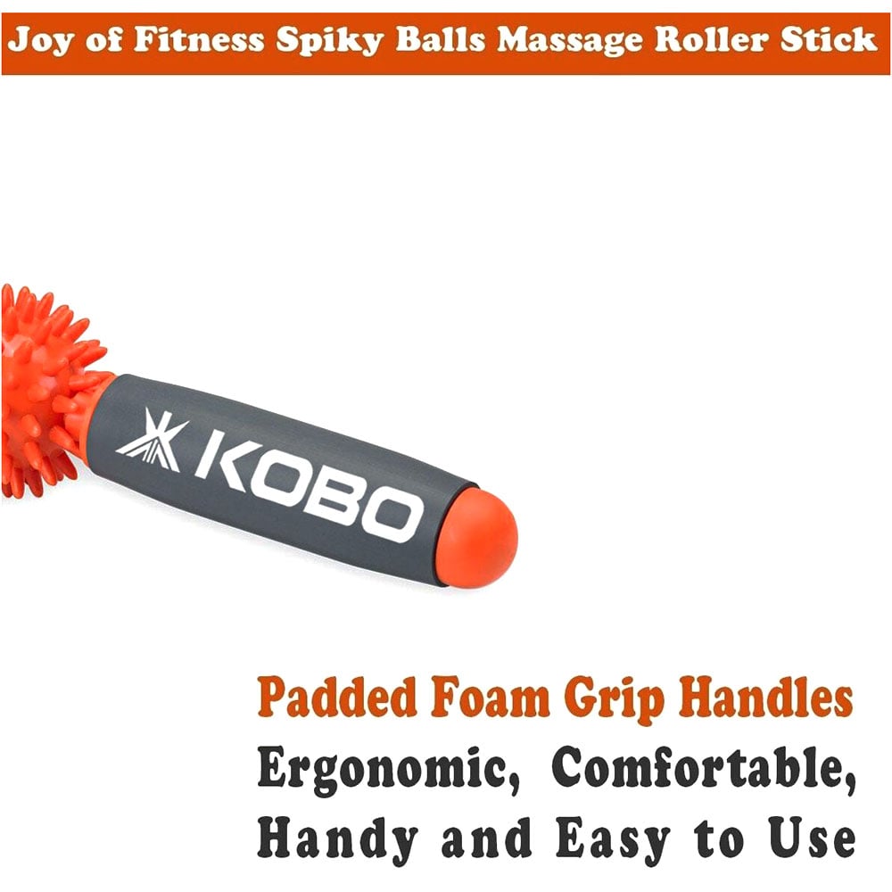 KOBO Balls Massage Roller (AC-57),  Blue & Black 