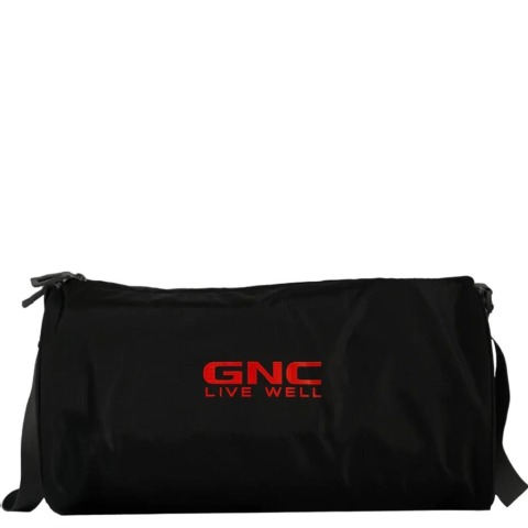 1 - GNC Bordered Gym Bag,  Black 