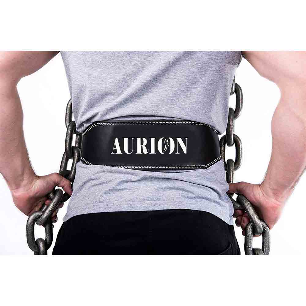 2 - Love4ride Genuine Leather Weight Lifting Belt,  Black  S 