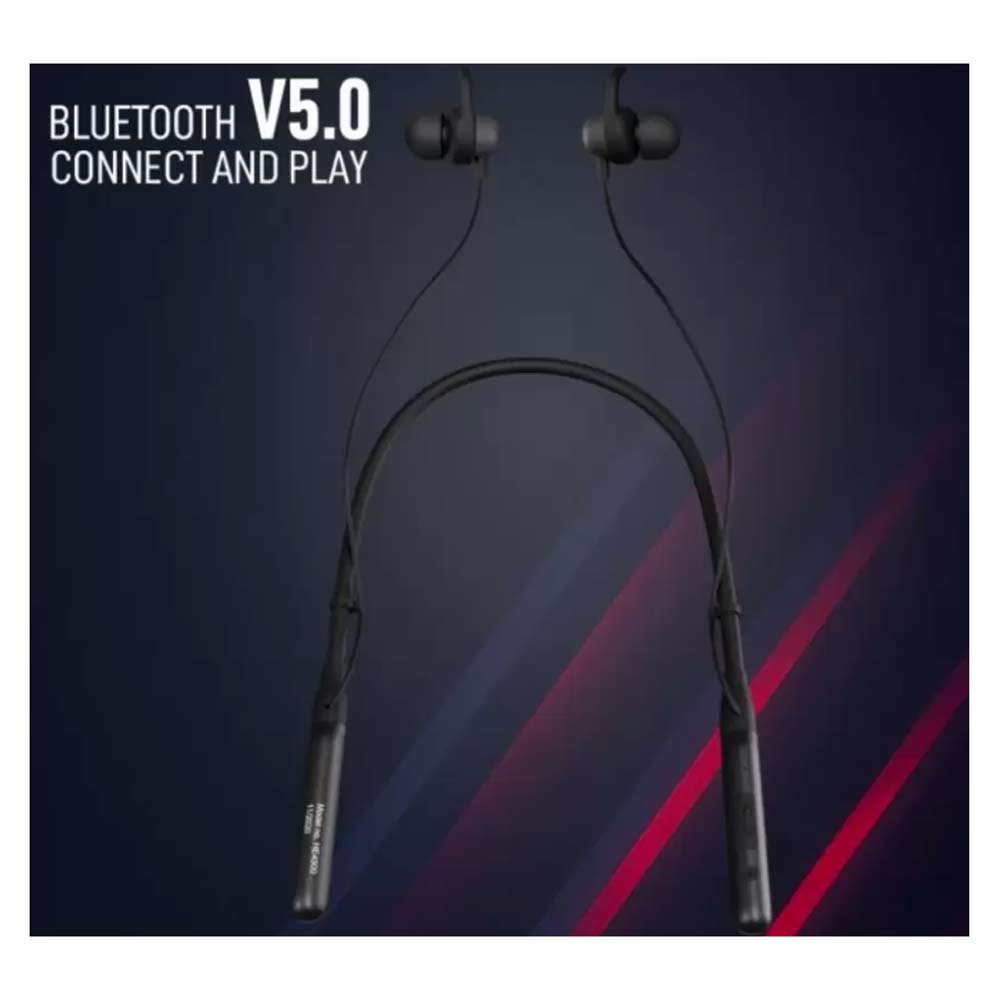 2 - Syska HE 4500 Bluetooth Headset,  Jet Black 
