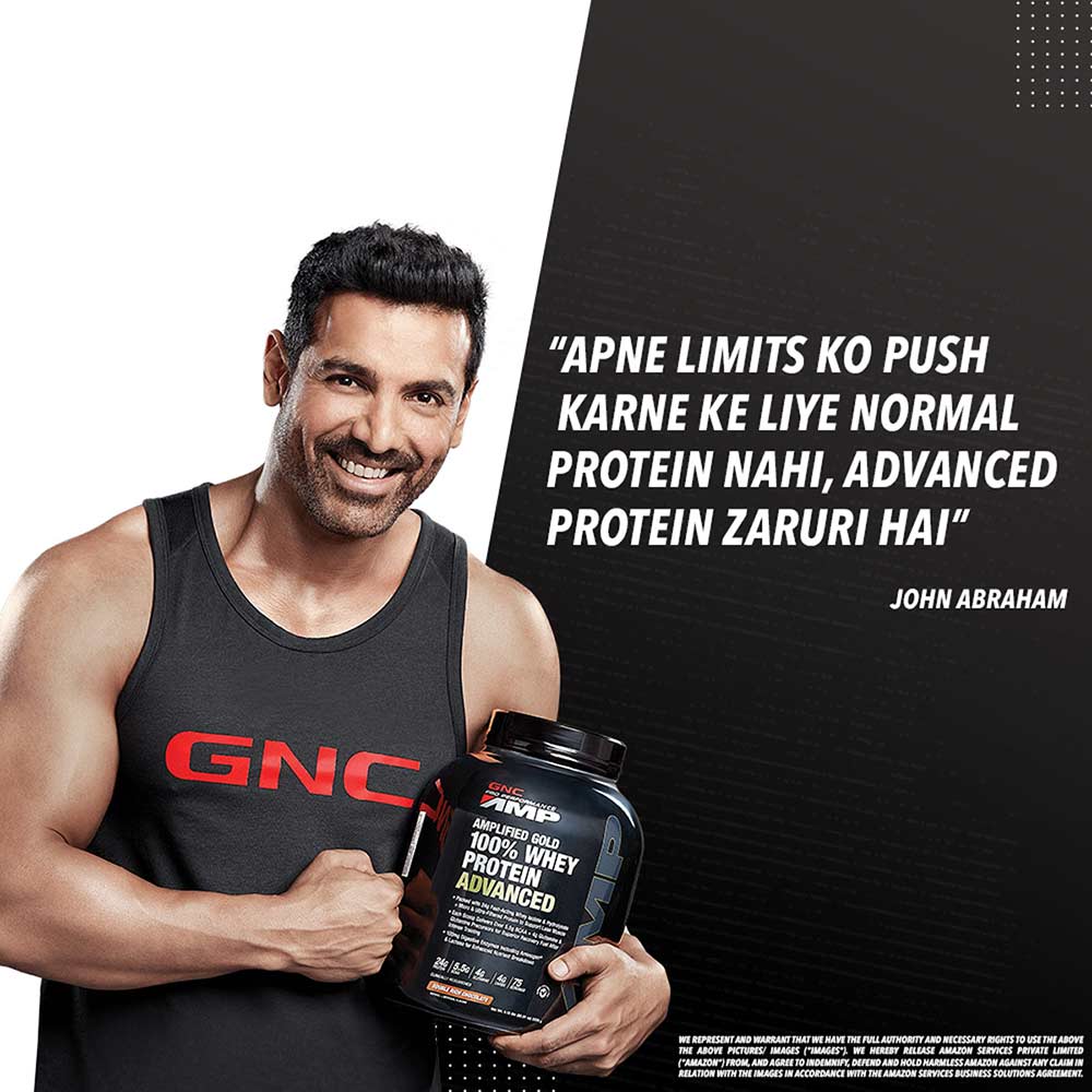 6 - GNC Amp Gold Series 100% Whey Protein Advanced,  2 lb  Vanila Ice Cream 