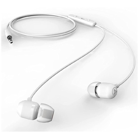 1 - Syska HE910 Wired Earphones, White