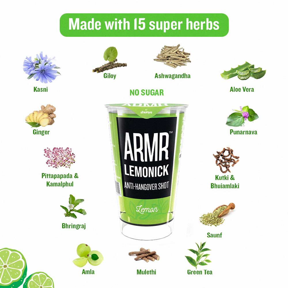 4 - ARMR Anti Hangover Shot,  24 Piece(s)/Pack  Lemon 