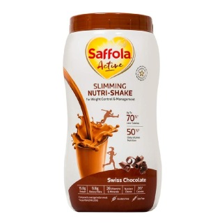 Saffola Active Slimming Nutri-Shake, 0.4 kg Swiss Chocolate