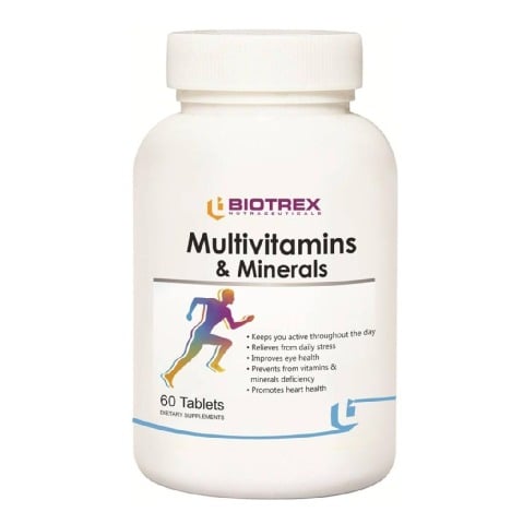 Biotrex Multivitamins & Minerals, 60 tablet(s) Unflavoured
