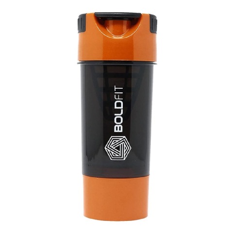 1 - Boldfit Gym Pro Cyclone Shaker,  Orange  500 ml 
