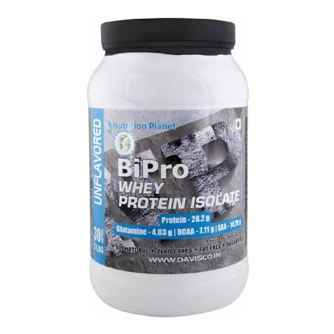 Nutrition Planet BiPro Whey Protein Isolate,  2.2 lb  Unflavoured 