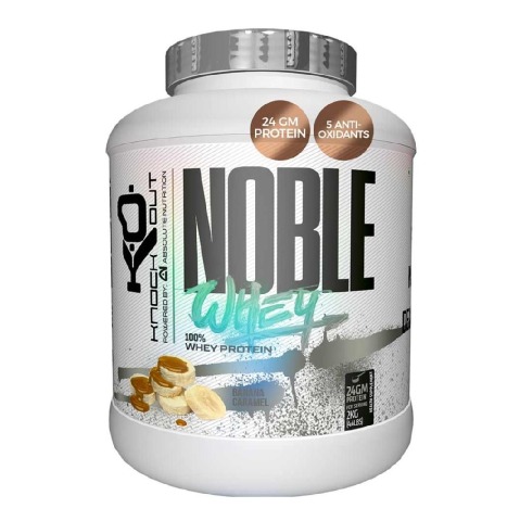 Absolute Nutrition Knockout Series Noble Whey Protein,  4.4 lb  Banana Caramal 
