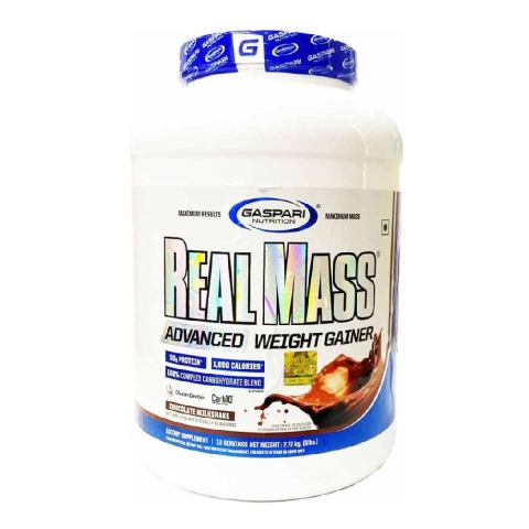 1 - Gaspari Nutrition Real Mass Advanced,  6 lb  Chocolate Milk Shake 