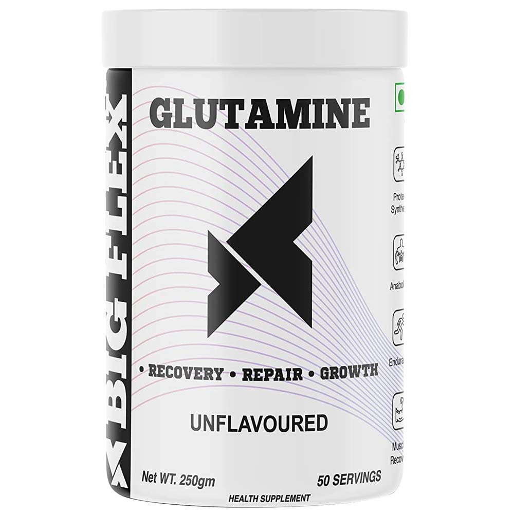 1 - Big Flex Prime Glutamine,  0.55 lb  Unflavoured 